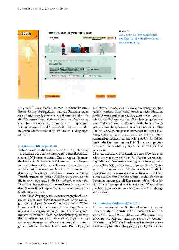 Vorschauseite 2: Aktiv gegen Bewegungsmangel