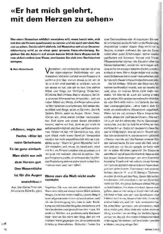 Vorschauseite 1: Er hat mich gelehrt mit dem Herzen zu sehen