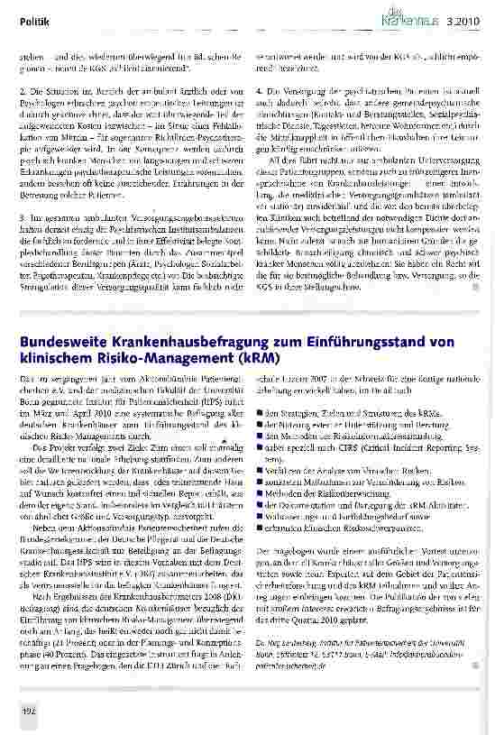 Vorschauseite 6: Streit um die Kopfpauschale/ Suche nach Einsparmöglichkeiten im Gesundheitswesen
