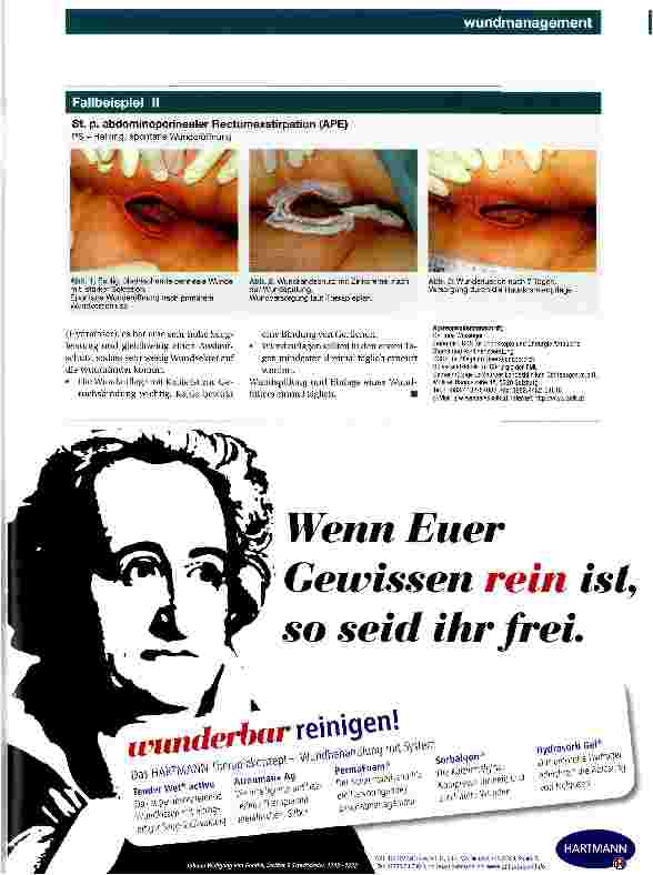 Vorschauseite 3: Individuelle Versorgung von chirurgischen Wunden