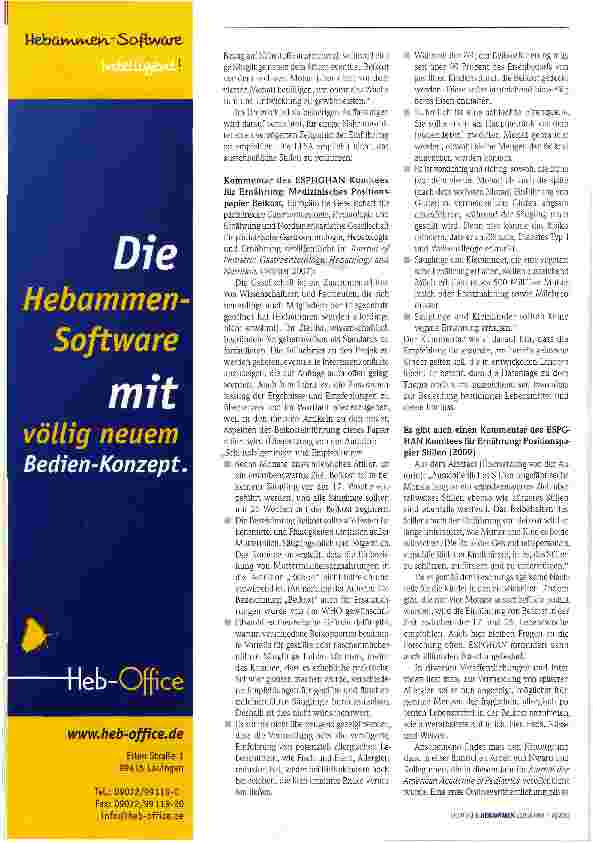 Vorschauseite 3: Neue Ernänrungsricntlinien für Säuglinge? I Teil 1