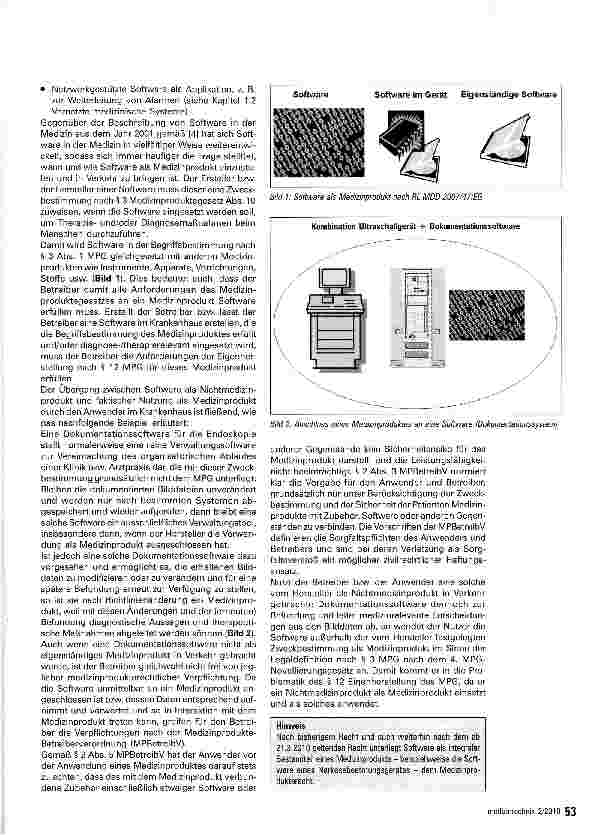 Vorschauseite 2: Software als Medizinprodukt MDD 2007/47/EG