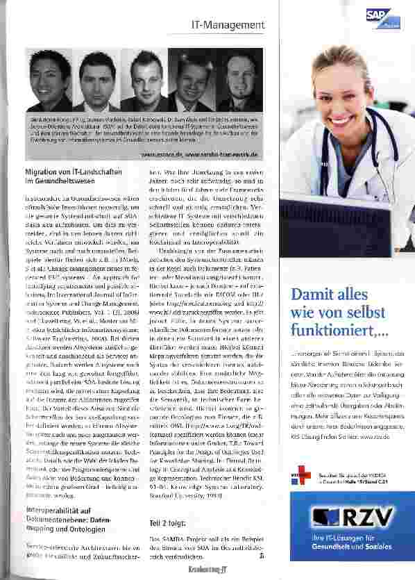 Vorschauseite 2: Service-orientierte Architekturen im Gesundheitswesen