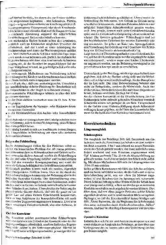 Vorschauseite 2: Posttraumatische Fehlstellungen