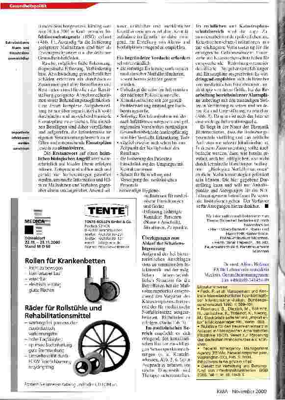 Vorschauseite 2: Der linke und der rechte K(l)ick ins Bio-Terrorismus-Netz Heimliche und heimtückische lebensbedrohende Szenarien
