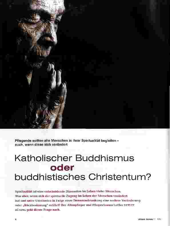 Vorschauseite 1: Katholischer Buddhismus oder buddhistisches Christentum?