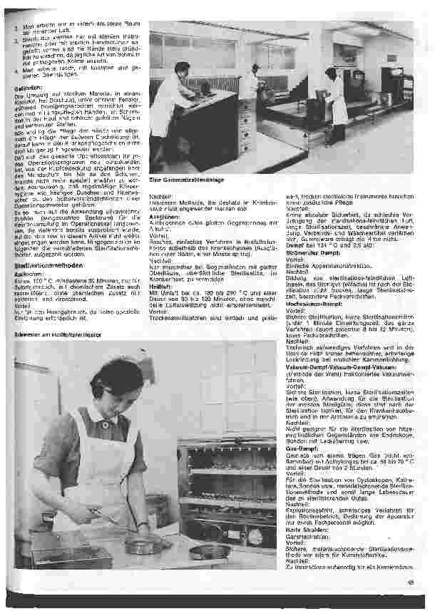 Vorschauseite 2: Einführung in die Aufgaben im Operationssaal 5. Folge: Asepsis und Sterilisationsmethoden