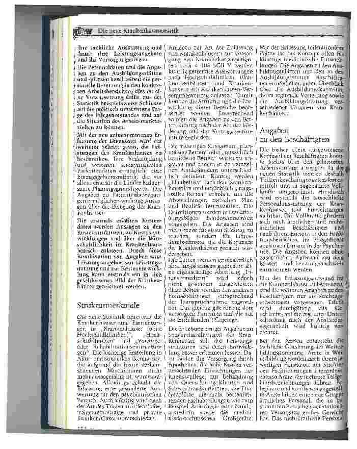 Vorschauseite 3: Die neue Krankenhausstatistik
