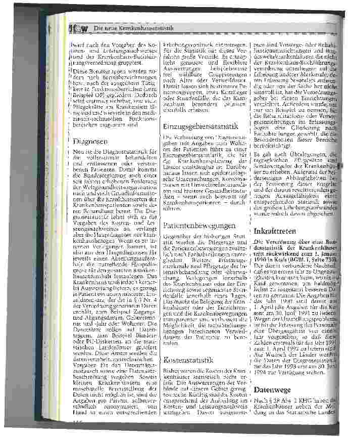Vorschauseite 4: Die neue Krankenhausstatistik