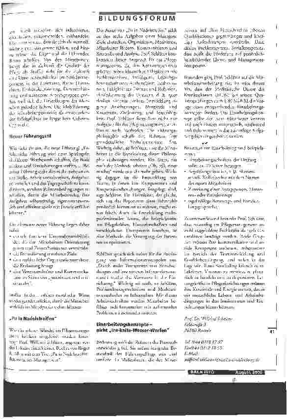 Vorschauseite 2: Der Mensch im Mittelpunkt?