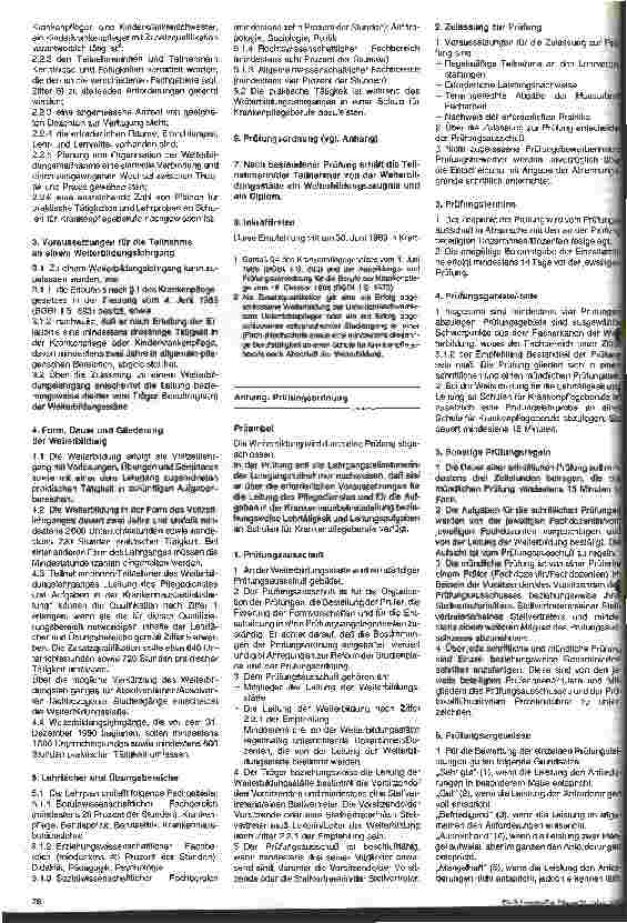 Vorschauseite 2: Empfehlungen der Deutschen Krankenhausgesellschaft zur Weiterbildung und Prüfung von Krankenschwestern und Kinderkrankenschwestern
