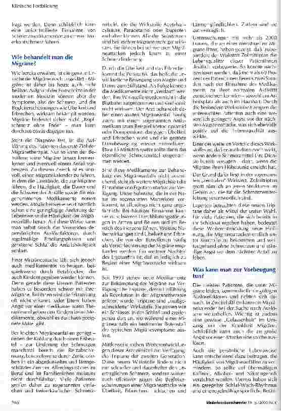 Vorschauseite 3: Migräne - Kopfschmerz ohne Ende