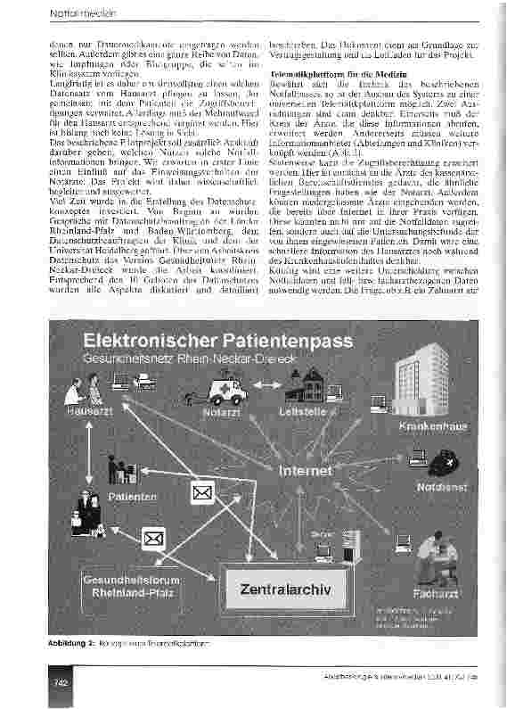 Vorschauseite 6: Telemedizin im Rettungsdienst Vom Vitalfunktionstechniker zum Manager des Patienten