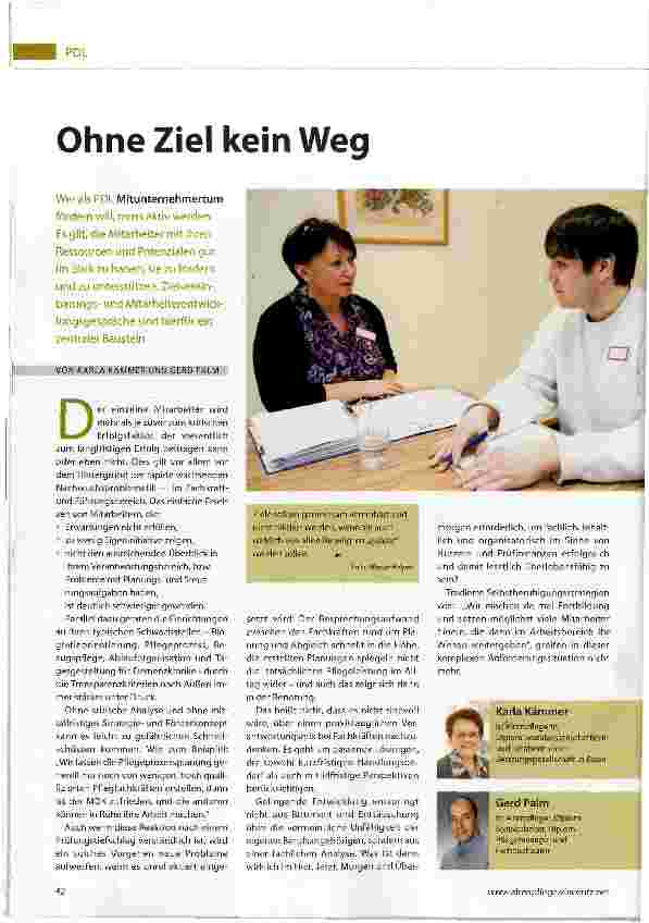 Vorschauseite 1: Ohne Ziel kein Weg