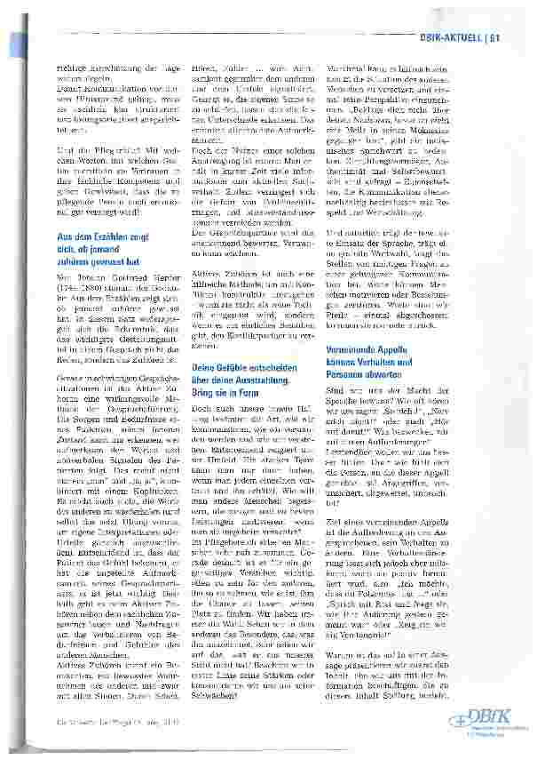 Vorschauseite 2: Besser verstanden werden und verstehen