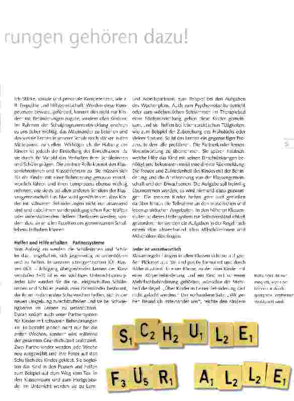 Vorschauseite 2: Kinder mit schweren Behinderungen gehören dazu