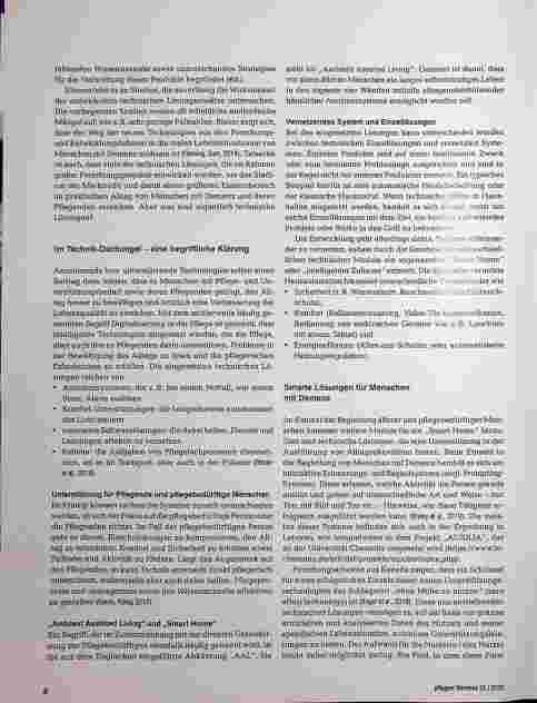 Vorschauseite 2: Zwischen Vision und Wirklichkeit: Technik und Demenz - Großes Potenzial, aber wo sind die Nutzer?