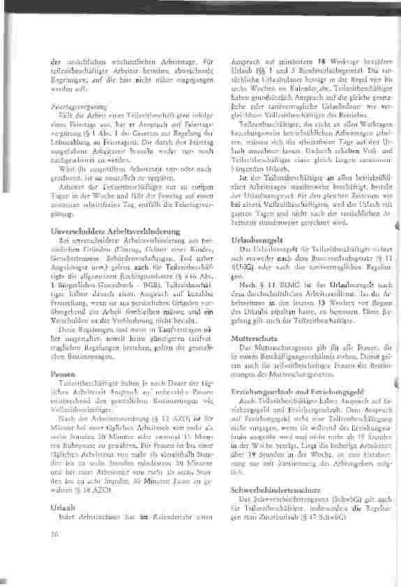 Vorschauseite 4: Teilzeitbeschäftigung - ein Überblick