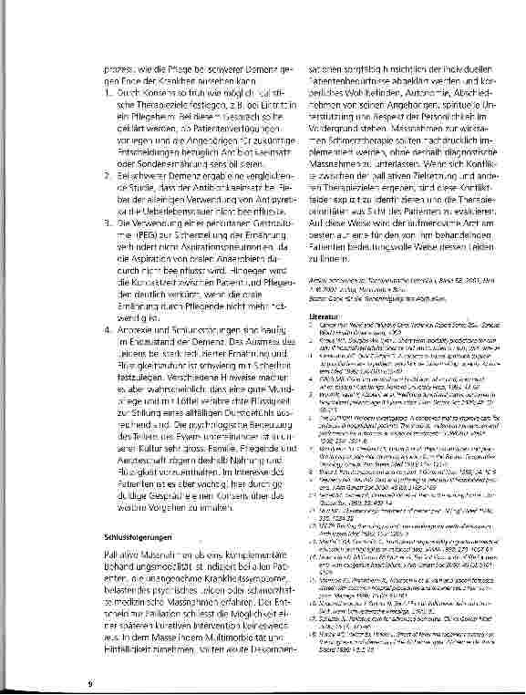 Vorschauseite 6: Die Bedeutung der palliativen Pflege beim Betagten