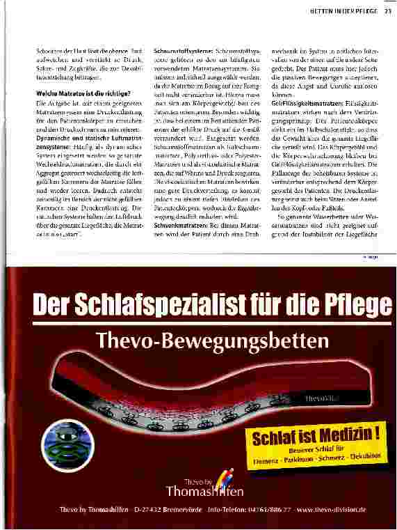 Vorschauseite 2: Gefahren, die im Liegen lauern