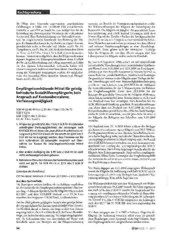 Vorschauseite 4: Zu berücksichtigendes Vermögen; fehlende Hilfebedürftigkeit nach SGB II; Verwertbarkeit einer Münzsammlung; Wertermittlung; keine offensichtliche Unwirtschaftlichkeit oder besonde…