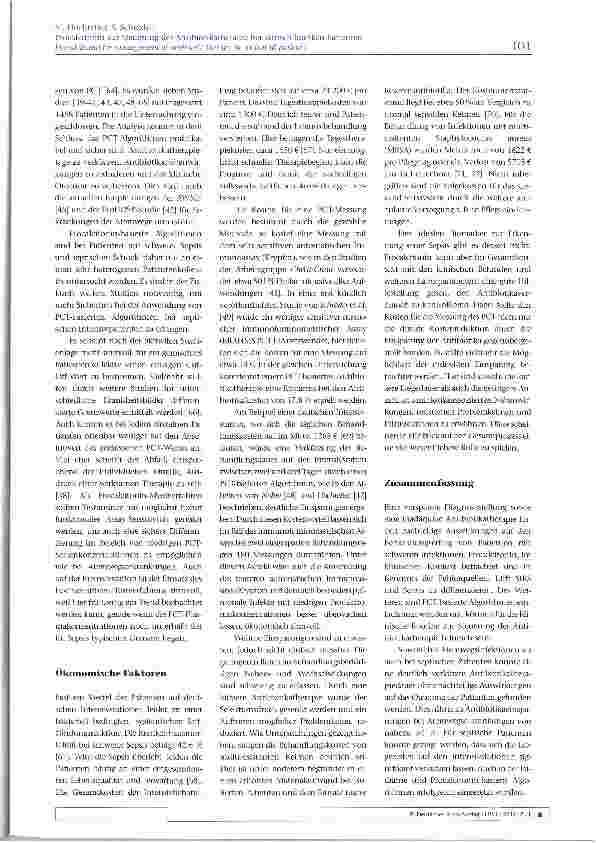 Vorschauseite 6: Procalcitonin zur Steuerung der Antibiotikatherapie bei kritisch kranken Patienten