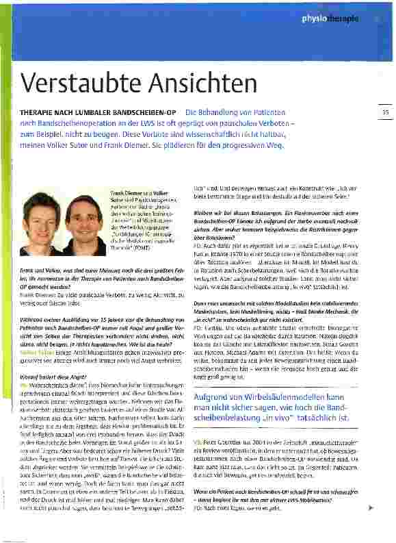Vorschauseite 1: Verstaubte Ansichten