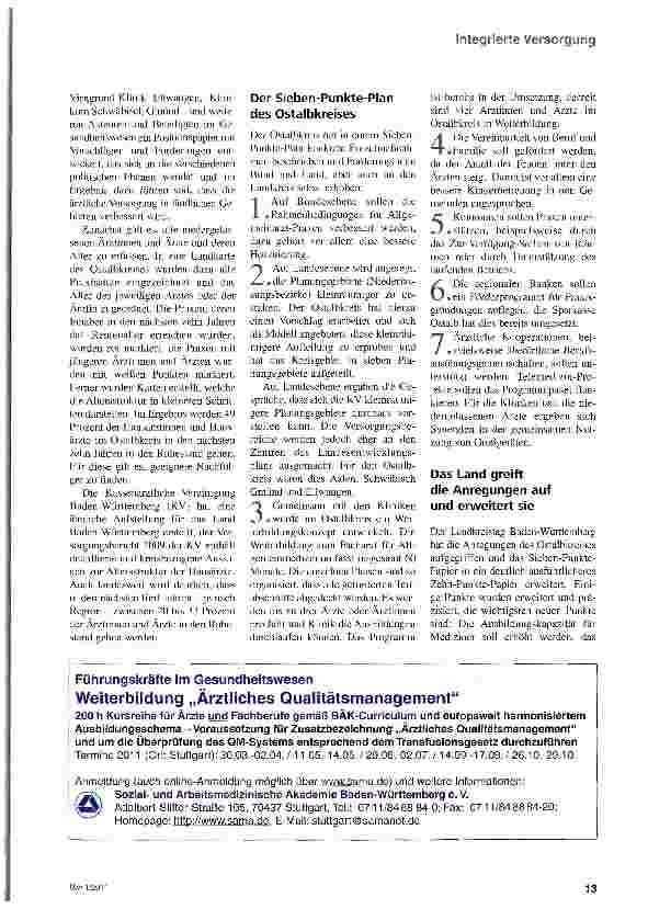 Vorschauseite 2: Integrierte Versorgung nach Plan