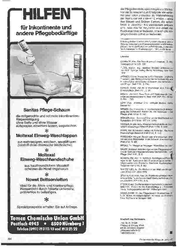 Vorschauseite 3: Die Bedeutung des Pflegepersonals heute und morgen aus der Sicht der Chirurgie
