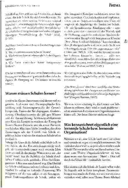 Vorschauseite 2: Curriculares Arbeiten als Element der Schulkultur