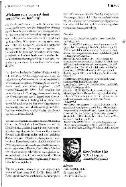 Vorschauseite 4: Curriculares Arbeiten als Element der Schulkultur