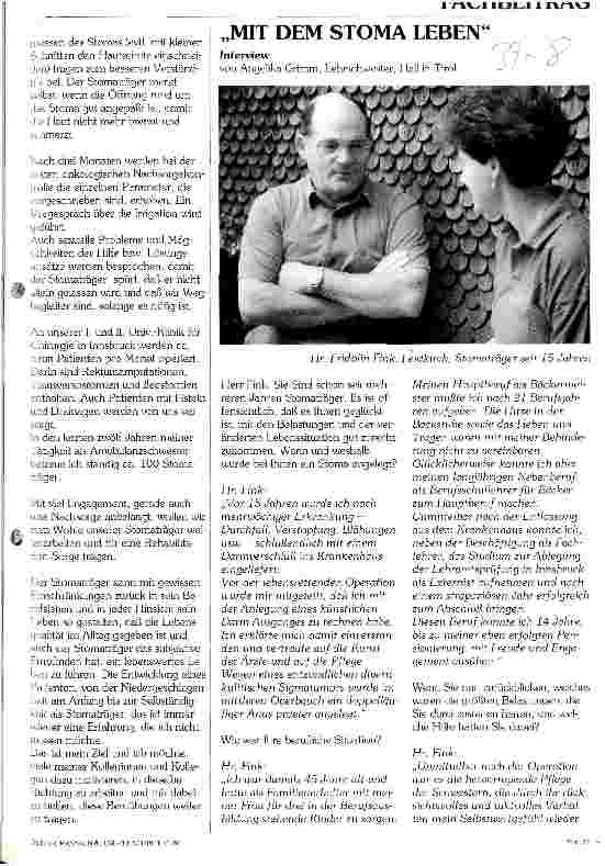 Vorschauseite 3: Aktuelles zur Stomapflege