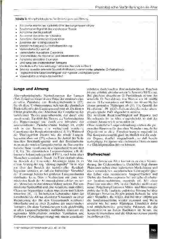 Vorschauseite 3: Physiologische Veränderungen im Alter Was ist von notfallmedizinischer Relevanz?