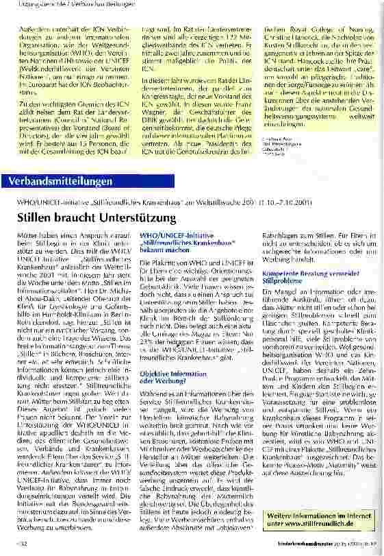 Vorschauseite 4: Der 22. Kongress der International Council of Nurses vom 10. bis 15. Juni in Kopenhagen
