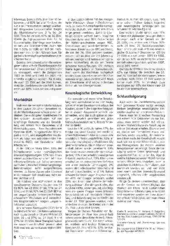 Vorschauseite 3: Das neonaterla Outcome