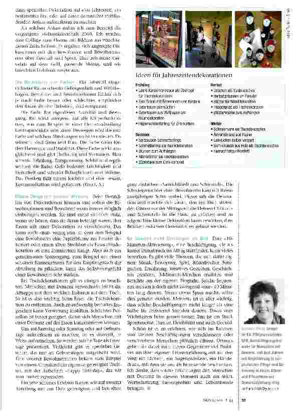 Vorschauseite 2: Dekorationen wecken Erinnerungen