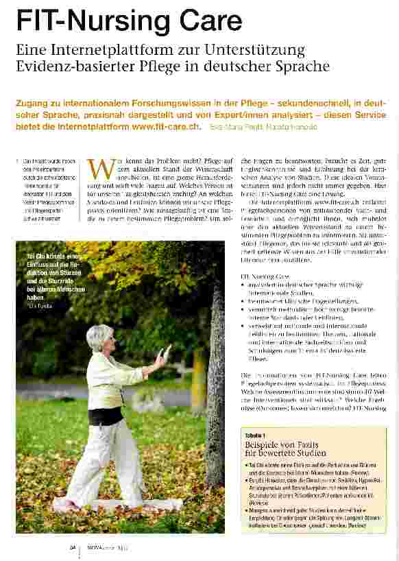 Vorschauseite 1: FIT-Nursing Care