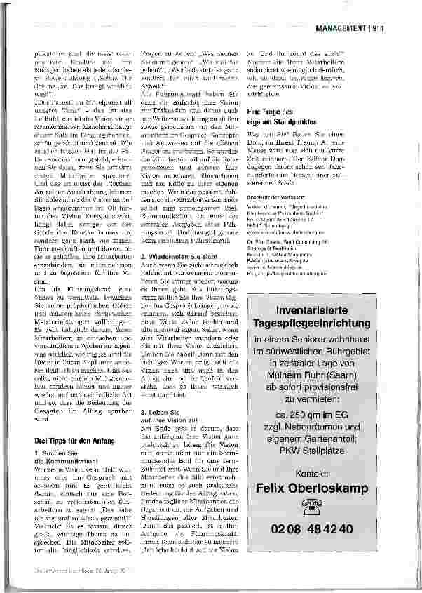 Vorschauseite 4: Führen mit Vision
