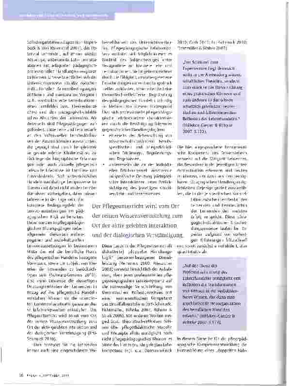 Vorschauseite 2: ERFAHRUNG BILDET BEITRAG SCHULISCHER PRAXISPHASEN ZUR ENTWICKLUNG PFLEGEPÄDAGOGISCHER LEHRKOMPETENZ