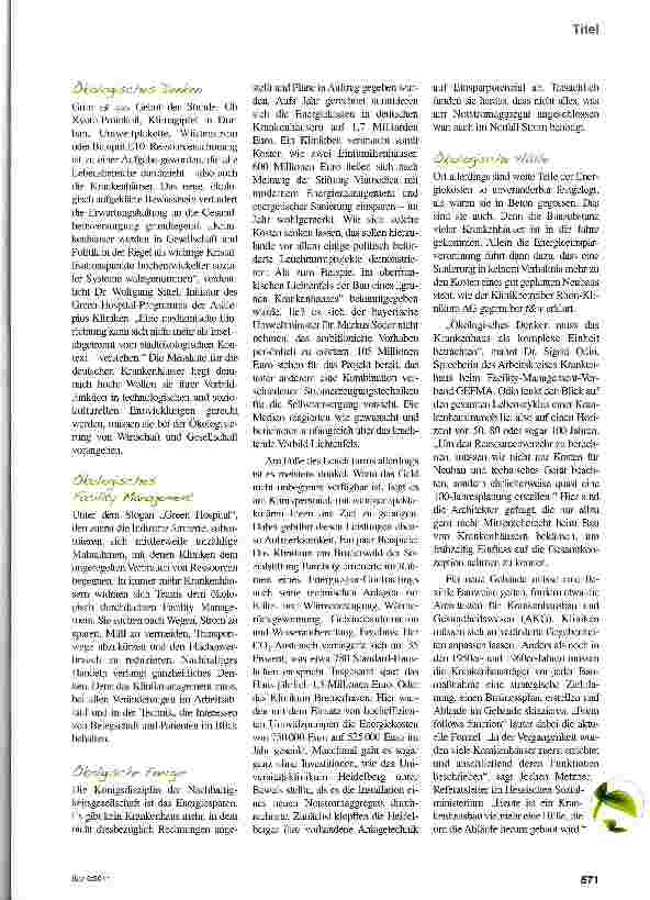 Vorschauseite 2: Es grünt so grün