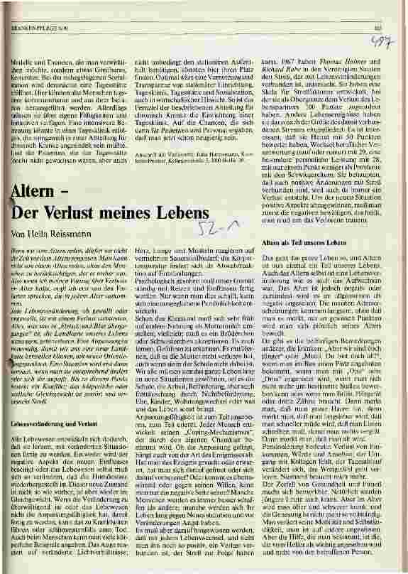 Vorschauseite 4: Alltag in der Geriatrie