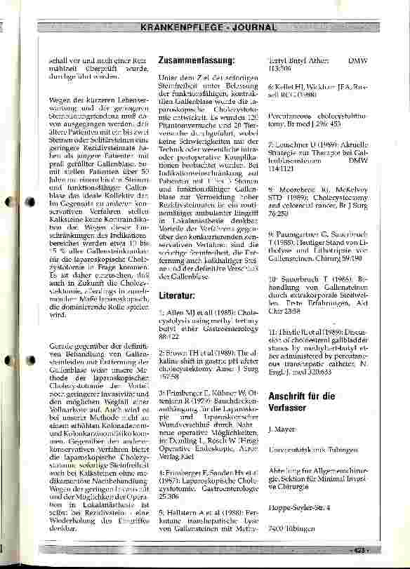 Vorschauseite 4: Die laparoskopische Cholezystotomie