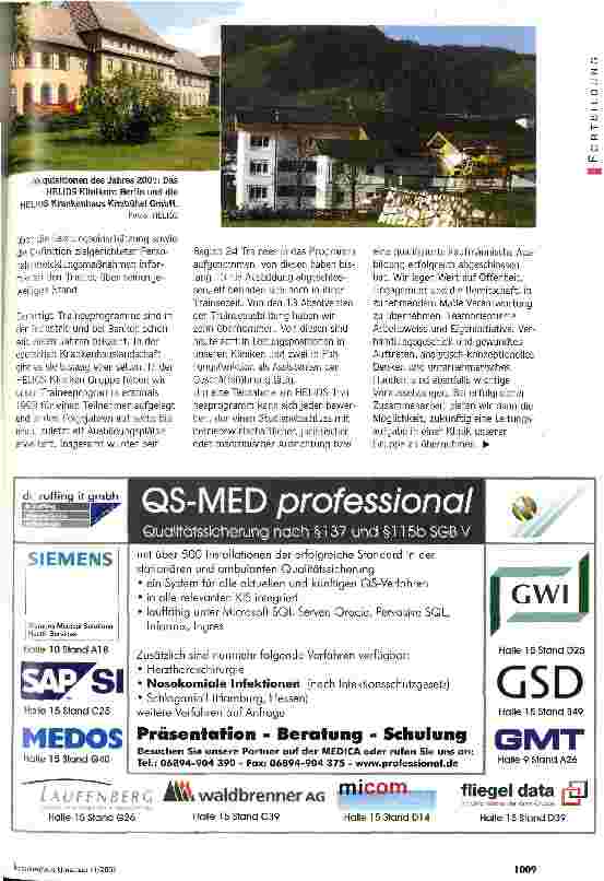 Vorschauseite 2: Management: Die neue Generation Traineeprogramm und -karriere in der HELIOS Kliniken Gruppe
