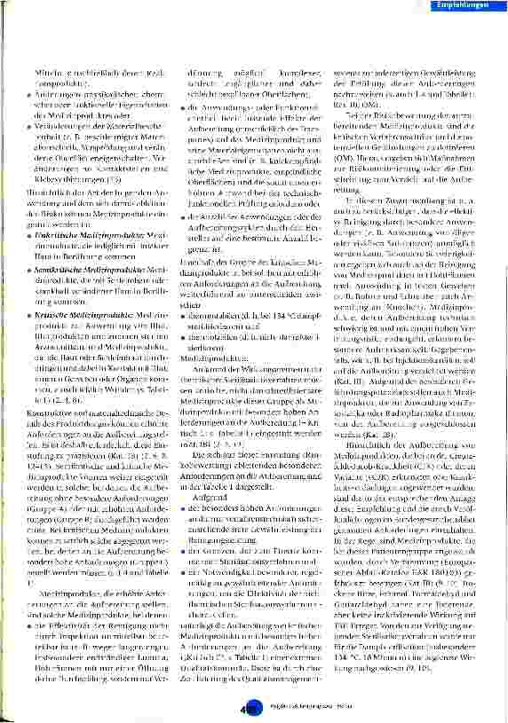 Vorschauseite 4: Anforderungen an die Hygiene bei der Aufbereitung von Medizinprodukten