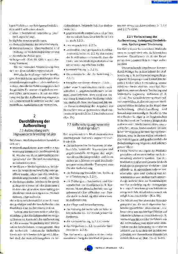 Vorschauseite 6: Anforderungen an die Hygiene bei der Aufbereitung von Medizinprodukten