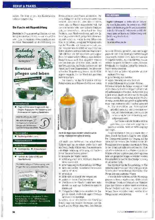 Vorschauseite 3: Neue Produkte rund um das Fläschchen
