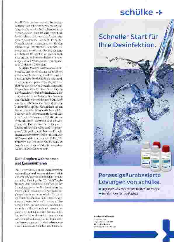 Vorschauseite 2: Die Welt wächst zusammen - Quo vadis, Öffentlicher Gesundheitsdienst?
