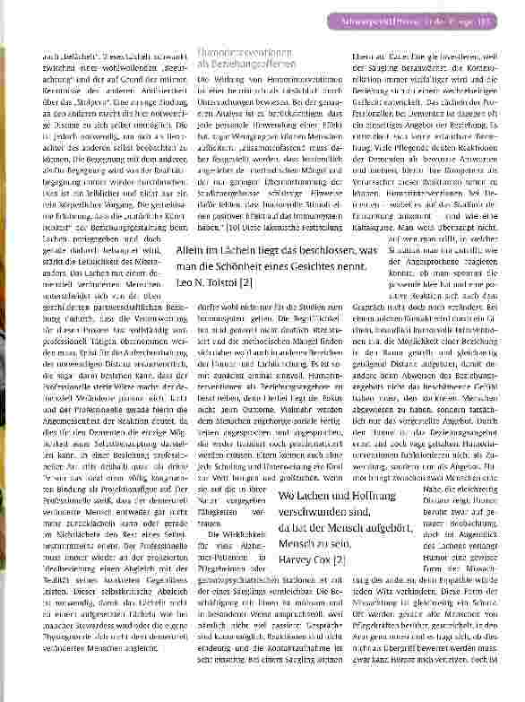 Vorschauseite 5: Jenseits des Vergessens und als ob da noch ein Lacher wäre