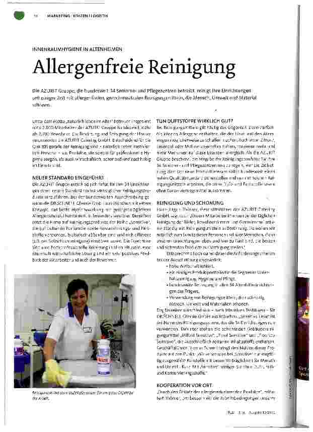 Vorschauseite 1: Allergenfreie Reinigung
