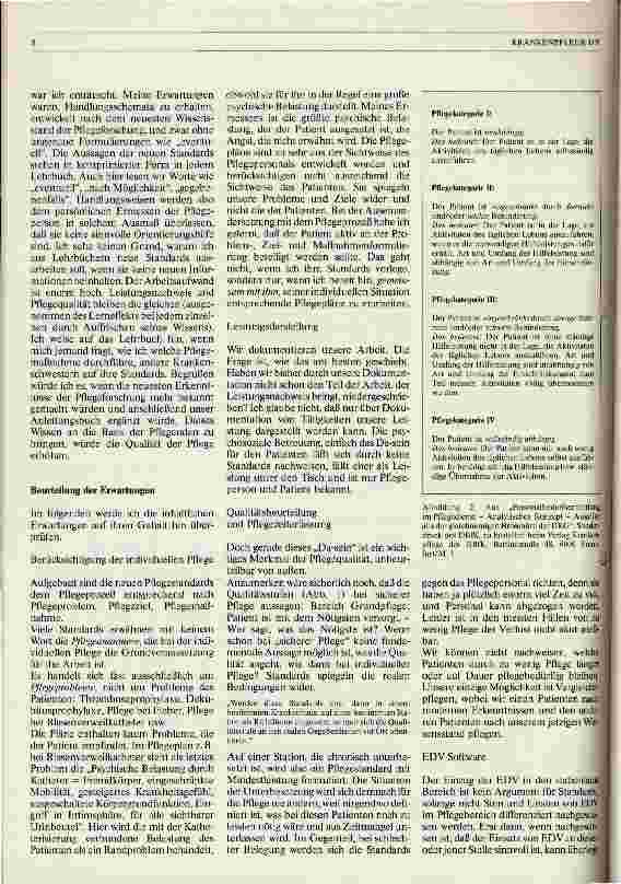 Vorschauseite 3: Standards in der Krankenpflege // Eine persönliche Auseinandersetzung mit den theoretischen Erfahrungen und der praktischen Anwendung